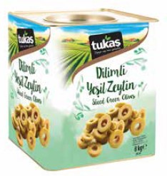 DILIMLENMIŞ YEŞIL ZEYTIN 8 KG