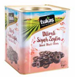 DILIMLI SIYAH ZEYTIN 8 KG